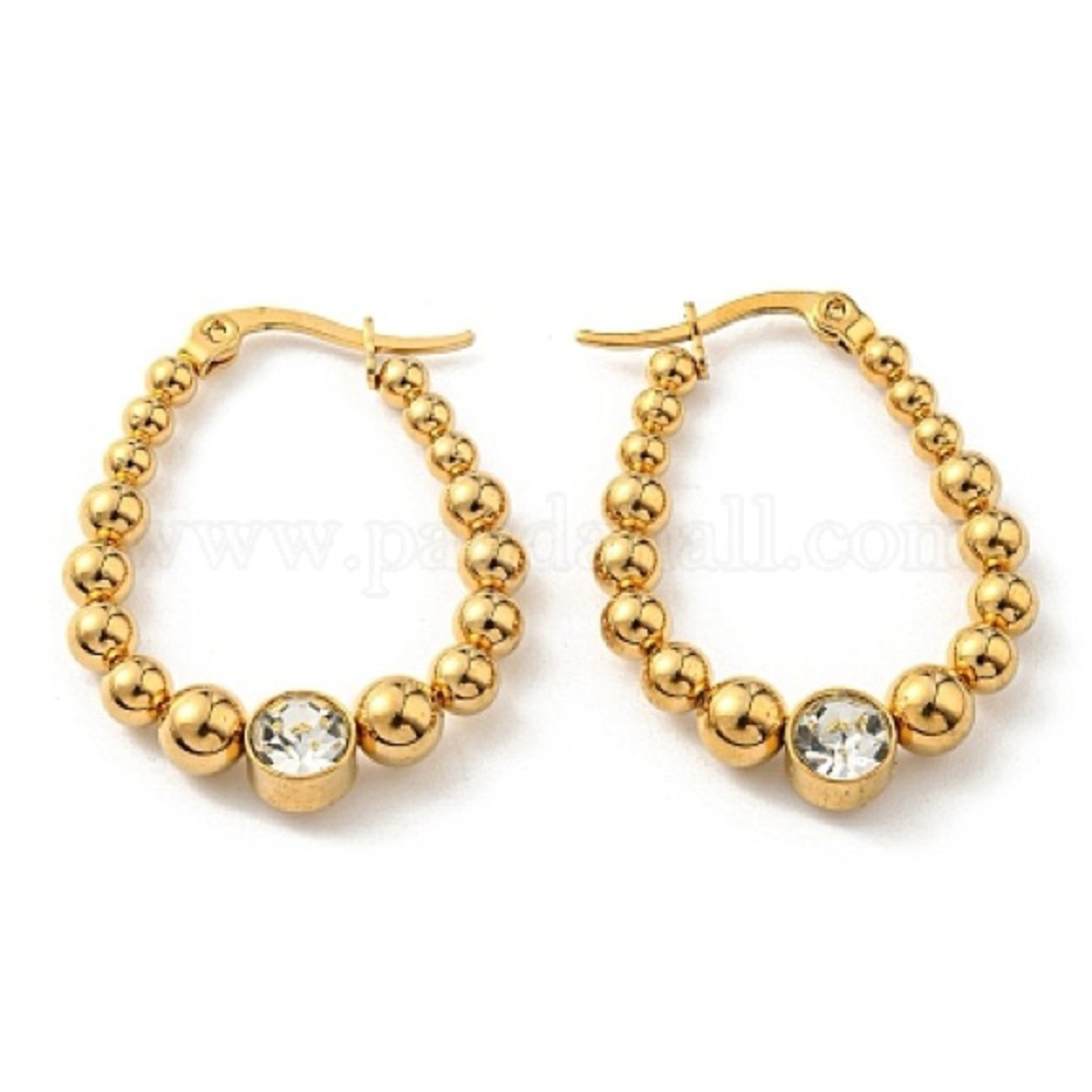 Gold plated Elegant Gold Hoop Earrings
